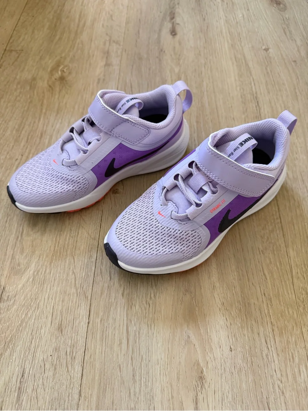 Nike Kids' Lilac and Purple Velcro Sneaker - New with Box